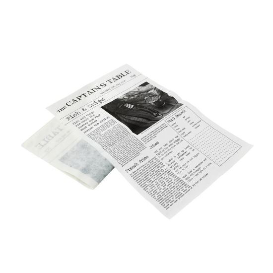 Hartie filtru pentru servire cartofi prajiti
