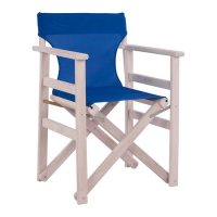 Scaun directorial Naxos cu panza din PVC