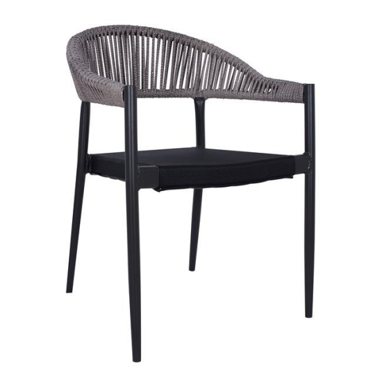 Scaun aluminiu cu manere Gri