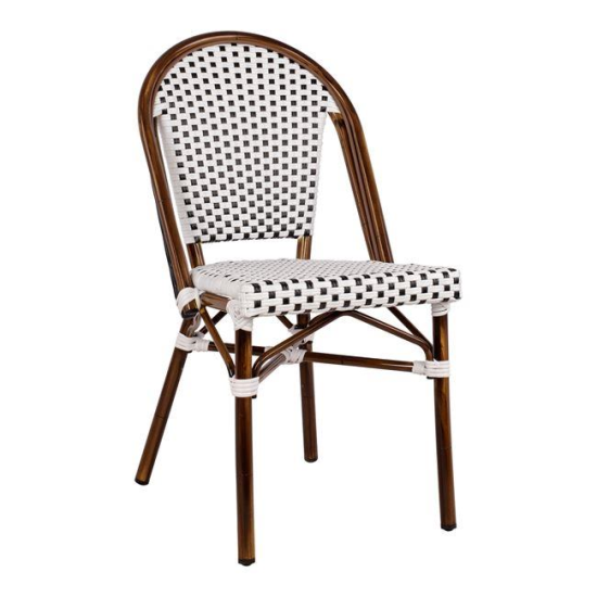 Scaun din aluminiu Bamboo Look