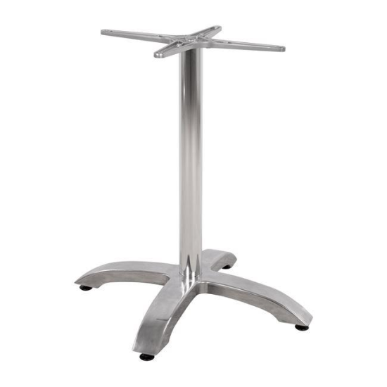 Suport masa din aluminiu cromat, cu reglaj