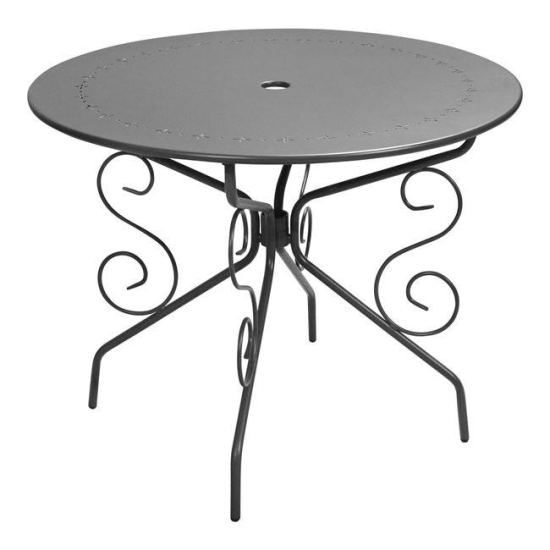 Masa rotunda metalica Amore