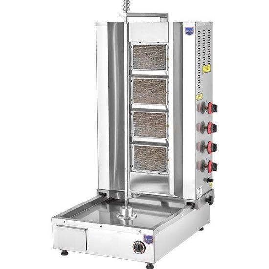 Gyros grill cu 4 arzatoare