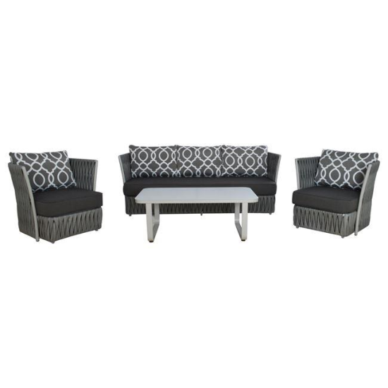 Set canapea din aluminiu pentru exterior