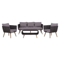 Set canapea din aluminiu pentru exterior