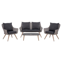 Set de 4 piese din ratan pentu exterior