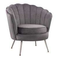 Scaun de catifea Burgundy