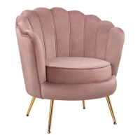 Scaun de catifea Burgundy