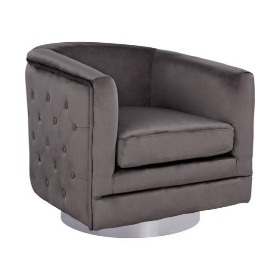 Scaun de catifea Burgundy