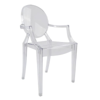 Scaun din acryl cu manere Aramis