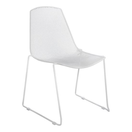 Scaun metalic tip plasa Urania