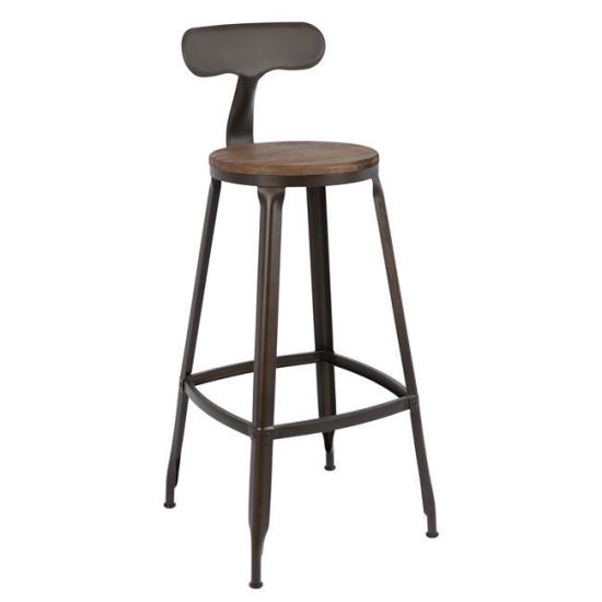 Scaun de bar metalic Rusty