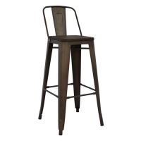 Scaun de bar metalic Rusty