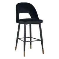 Scaun de bar din catifea Harper