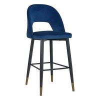 Scaun de bar din catifea Harper