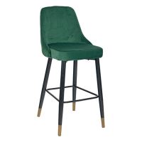 Scaun de bar din catifea Paige