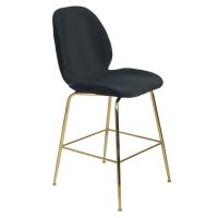 Scaun de bar din catifea Nora