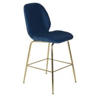 Scaun de bar din catifea Nora