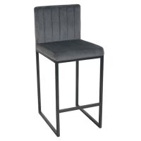 Scaun de bar din catifea Piper