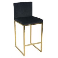 Scaun de bar din catifea Piper