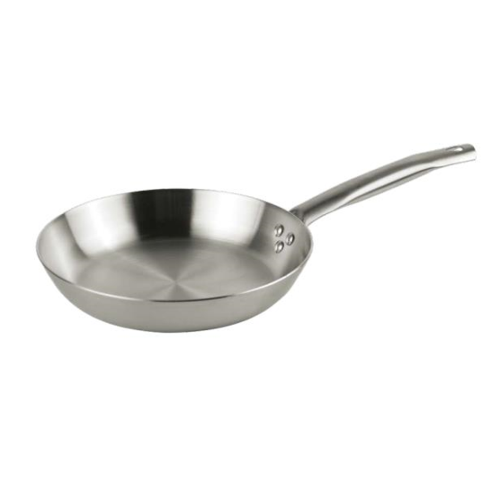 Tigaie structura inox satinat/aluminiu