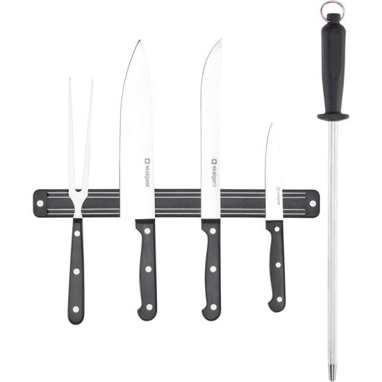 Set cutite plus cuier cu magnet