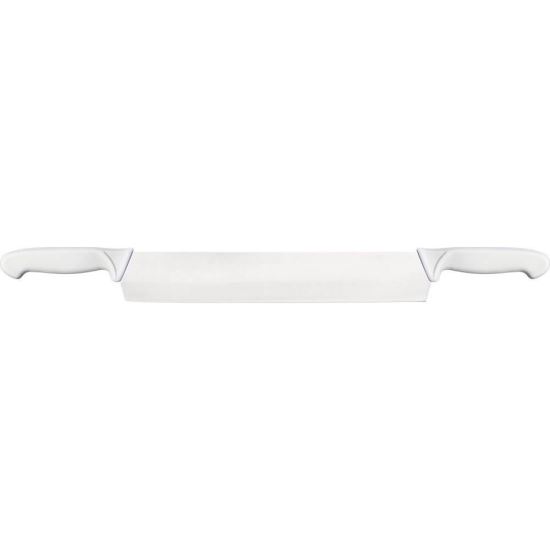 Cutit pentru branzeturi cu doua manere HACCP L 360 mm alb