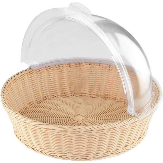 Cos pentru paine cu capac rotund